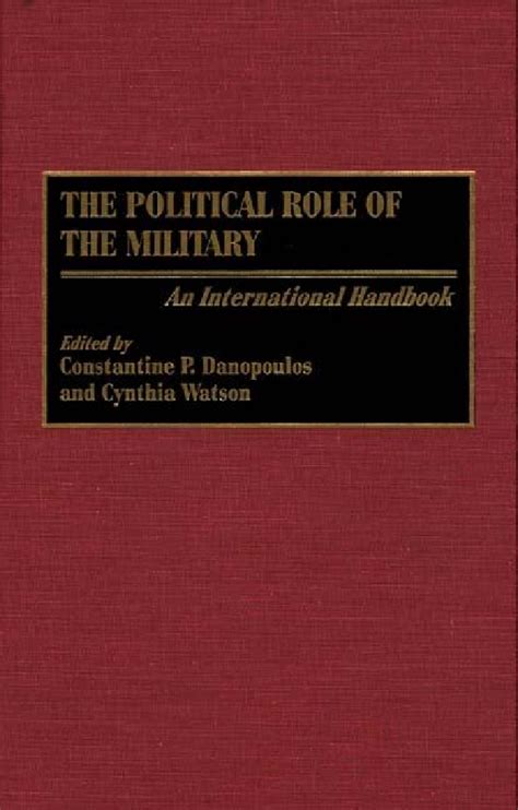 The political role of the military an international handbook. - Manuale del sistema di allarme di sicurezza bosch.