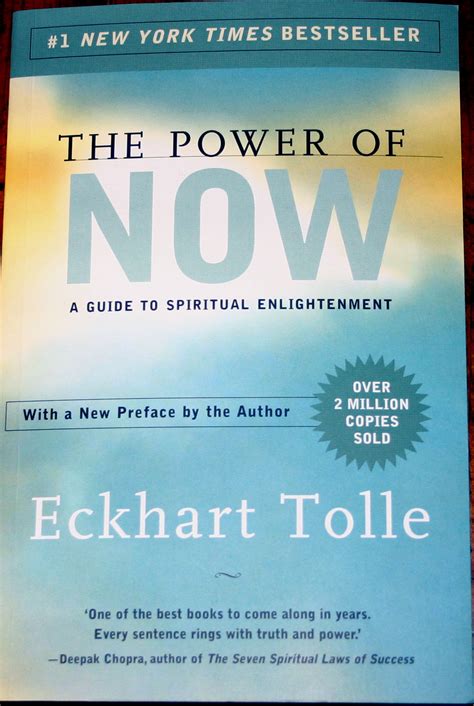 The power of now.. The Power of Now: A Guide to Spiritual Enlightenment is a 1997 book by Eckhart Tolle. It’s a spiritual focused guide for day-to-day living and focuses on how … 
