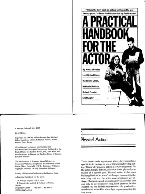 The practical handbook for the actor chapter by chapter summary. - Aasm study guide for rpsgt exam.