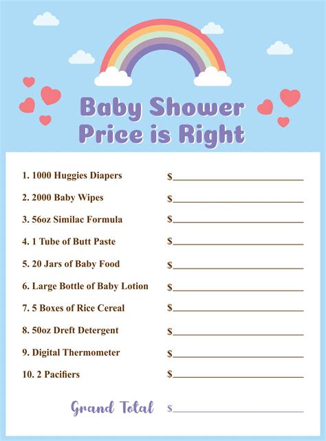 The price is right baby shower game. Things To Know About The price is right baby shower game. 