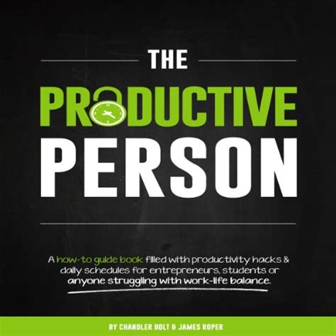 The productive person a how to guide book filled with productivity hacks daily schedules for entrepreneurs. - Stihl 029 super farm boss handbuch.