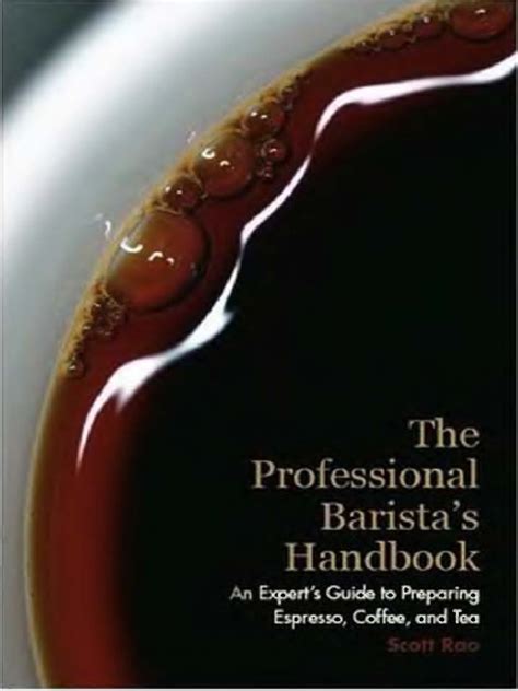 The professional barista39s handbook scott rao coffee. - Brother hl 2600cn color laser printer service manual.