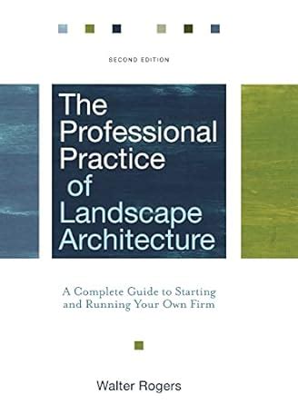 The professional practice of landscape architecture a complete guide to starting and running your own firm. - Study and listening guide for concise history of western music and norton anthology of western music.