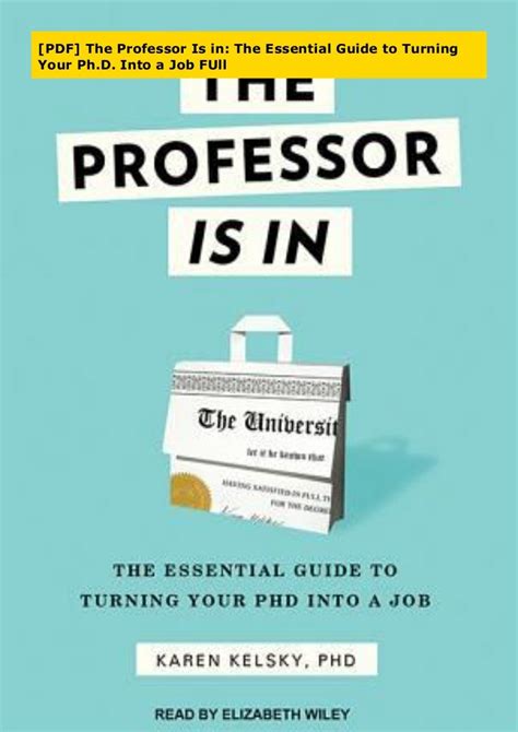 The professor is in the essential guide to turning your phd into a job. - Fürstenstatuen von st. stephan in wien und die bildwerke aus grosslobming..