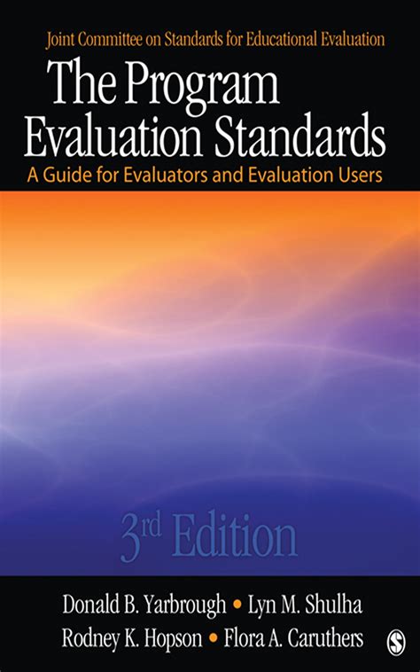 The program evaluation standards a guide for evaluators and evaluation users. - Manuale di manutenzione dell'evacuatore di fumo ottimale.
