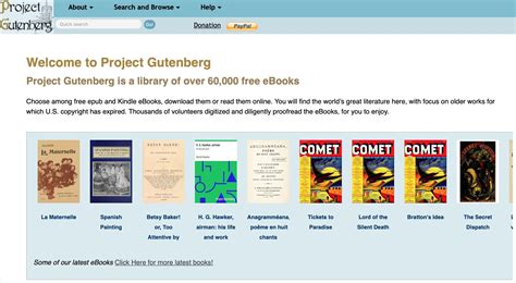 Project Gutenberg is a library of free eBooks.. The project gutenberg