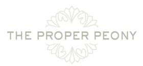 The proper peony. The Proper Peony is offering hand-embroidered & vintage-inspired clothes, layette and nursery bedding for children. The stock has clothes with delightful and discerning taste. Shop today! 