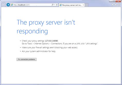 The proxy server isn’t responding - Microsoft Community