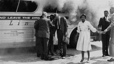 The purpose of Freedom Rides was to _____. A: Go to different …