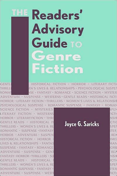 The readers advisory guide to genre fiction by joyce g saricks. - Modele szkolenia zawodowego w warunkach gospodarki rynkowej.