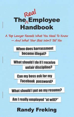 The real employee handbook a top lawyer reveals what you need to know and what your boss wont tell you. - Un manuale di odontoiatria pediatrica e diritto.