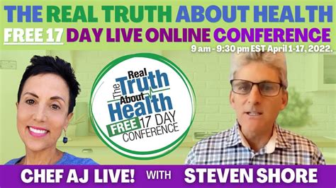 The Real Truth About Health Conference is dedicated to the talented professionals that tell the truth about health, nutrition, our food systems and our environment. These videos highlight are from ... .