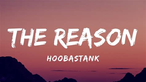 The reason hoobastank lyrics. Things To Know About The reason hoobastank lyrics. 