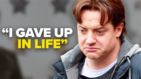 The reason why Brendan Fraser was