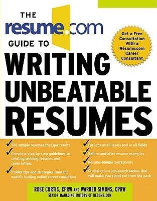 The resume com guide to writing unbeatable resumes by warren simons. - Rizzoni electrical engineering 5th edition solutions manual.