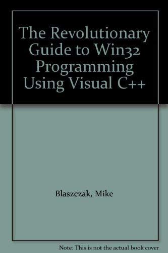 The revolutionary guide to win32 programming using visual c. - Tecumseh l head manuale di servizio.