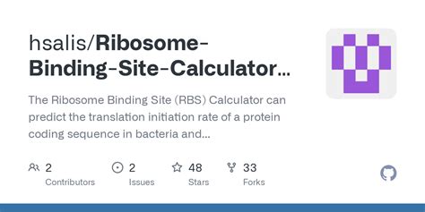 The ribosome binding site calculator — Penn State