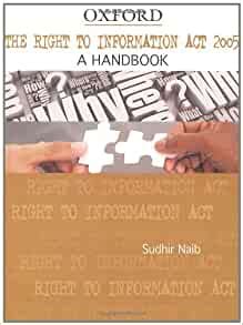 The right to information act 2005 a handbook oxford india handbooks. - Fuentes y metodos de la historia local.