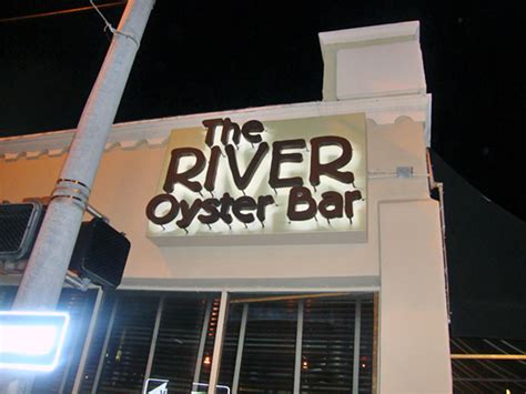 The river oyster bar. Pick up your game Oyster Bar and get back to the hidden gem that rocked the gulf coast! Read more. Apr 22, 2015 Previous review. Oysters on the half shell, 10 out of 10. Probably the best I've had in years. My blackened grouper was cooked to perfection. Would definitely recommend this place to locals or visitors. 