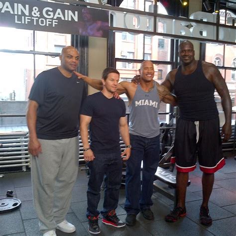 Charles Barkley, The Rock, and Shaquille O'Neal Charl