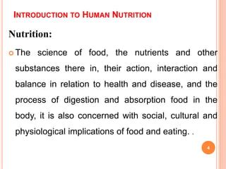The role of food science in human nutrition ppt.  Getting started with mat...