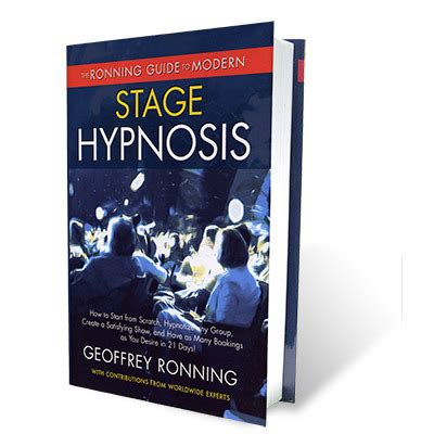 The ronning guide to modern stage hypnosis. - Manual 3 de un millon de lideres.