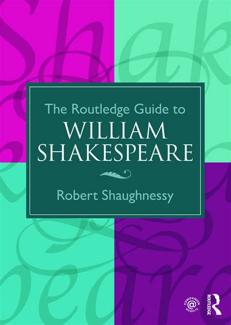 The routledge guide to william shakespeare routledge guides to literature. - Exercises to accompany the little brown compact handbook.
