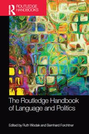 The routledge handbook of language and politics by ruth wodak. - Alfa romeo 166 repair manual free download.