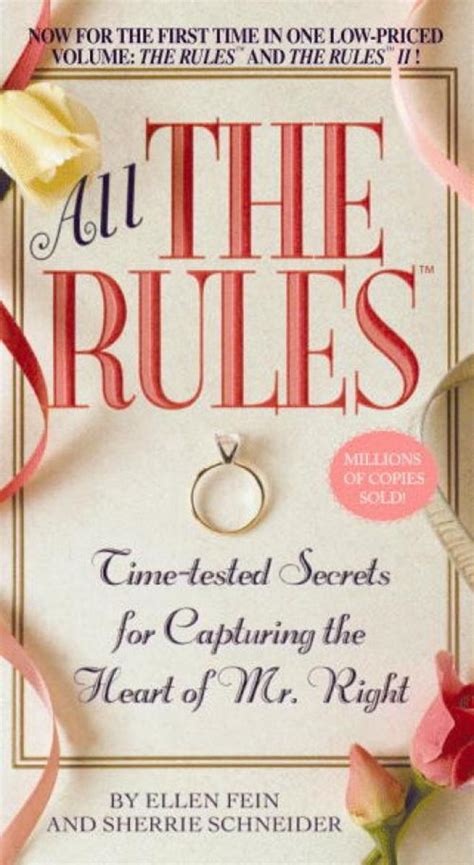 Apr 24, 2023 · ‘The Rules’ sparked a phenomenon when it was originally published in 1995, fiercely dividing public opinion for its antiquated advice such as: don't talk to ... 