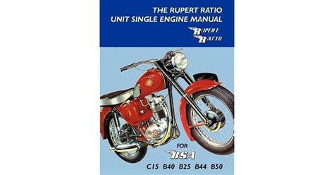 The rupert ratio unit single engine manual for bsa c15 b40 b25 b44 b50. - Castel del monte manuale storico di sopravvivenza.