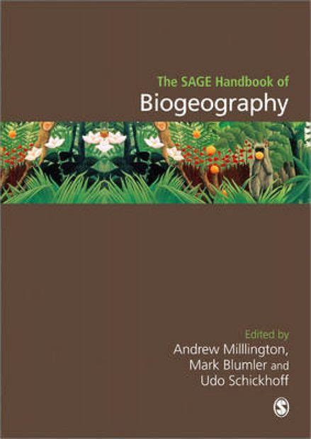 The sage handbook of biogeography 2011 10 14. - Samtal med tage erlander mellan två val..