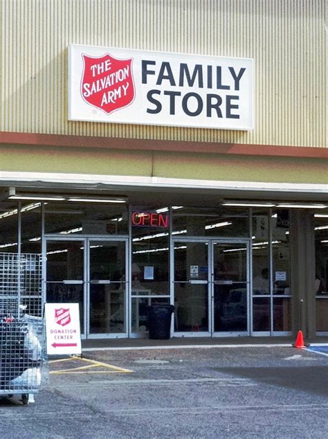 28 reviews of The Salvation Army Family Store & Donation Center "I mostly donate our household goods here - very convenient for us and the staff have always been polite. Inside the stuff's ok, i was there looking for garden pots so remember seeing lots of plate sets and drinking glasses and a fair amount of furniture." . 
