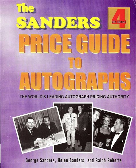 The sanders price guide to autographs. - Literature guide 2010 secondary solutions answers.