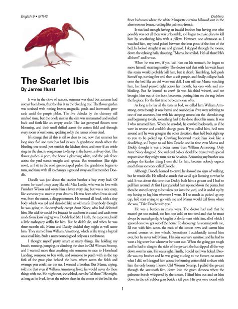 The scarlet ibis short story. Share Cite. The two different conflicts in the story "The Scarlet Ibis" by James Hurst are: a) Man against Man. b) Man against Himself. a) Concerning the first conflict, Man against Man, “The ... 