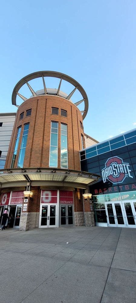 A private space at The Schottenstein Center with capacity for 997 guests in Columbus, OH. ... 555 Borror Drive Columbus, OH 43210. Capacity. Seated: 997. Standing: 997. Equipment. A/V Equipment. Sound System. Overview. The Schottenstein Center features separate practice gyms for the OSU Men’s and Women’s Basketball teams.. 