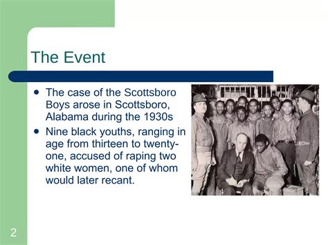 The scottsboro trial summary and analysis