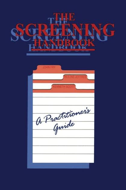 The screening handbook a practitioneraeurtms guide. - Pioneer deh 4400 hd radio and manual.