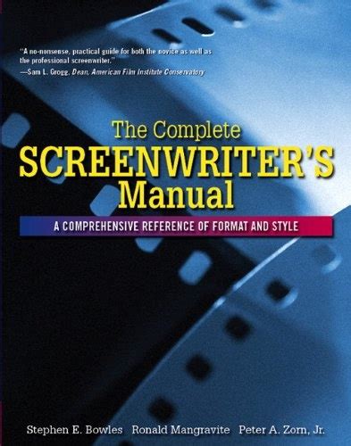 The screenwriter s manual a complete reference of format style. - Der hafenfuhrer : schiffe und menschen, lieder und geschichten an 99 stationen / werner skrentny (hrsg.).