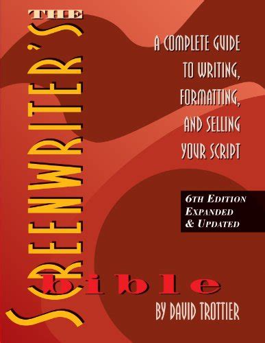 The screenwriters bible 6th edition a complete guide to writing formatting and selling your script expanded updated. - Service manual sony evo 250 video cassette recorder.