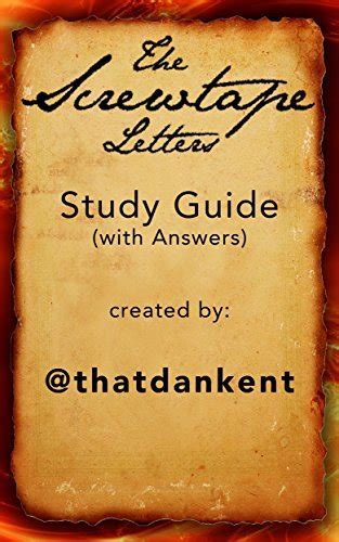The screwtape letters study guide with answers. - Handbook of analysis of edible animal by products.