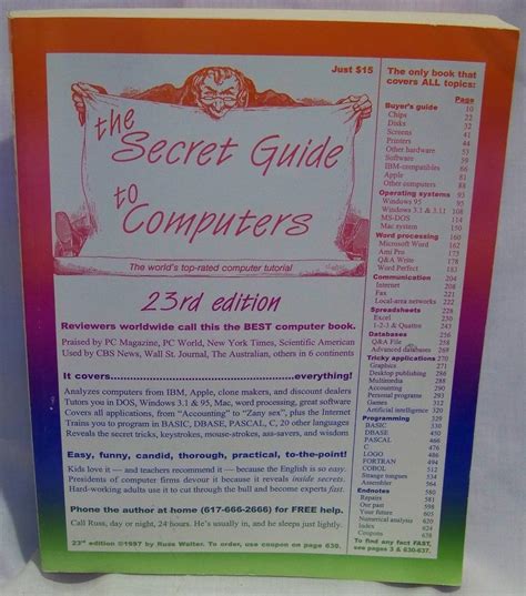 The secret guide to computers 23rd edition. - Hamburg 70 operators pnematic bench type tap 660 press brake manual.