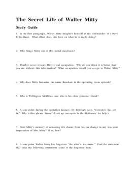 The secret life of walter mitty study guide. - Calculus with analytic geometry simmons solutions manual.