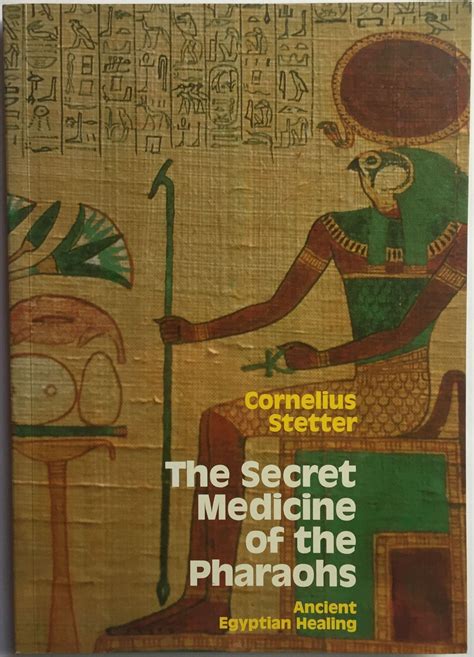 The secret medicine of the pharoahs. - Masa de un libro de texto.