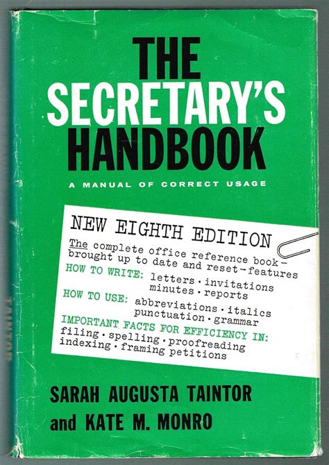 The secretary s handbook a manual of correct usage. - Elements of a short story study guide.