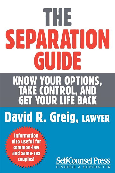The separation guide know your options take control and get your life back divorce and separation series. - Internet gesundheitssuche quellenführer cd internet gesundheitssuche 4.