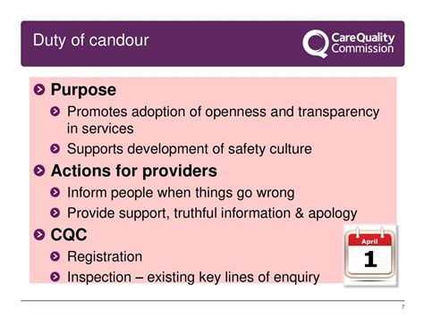 The seven things that service must report to CQC