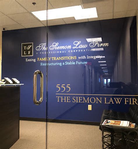 The siemon law firm. The Siemon Law Firm. Address:3400 Peachtree Road NE Suite 555, Atlanta GA 30326. Phone no:7708885078. Company Hours: Mon-Fri:8:30 am–6:30 pm. … 