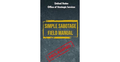 The simple sabotage manual by office of strategic services. - Subaru robin power products user manual.
