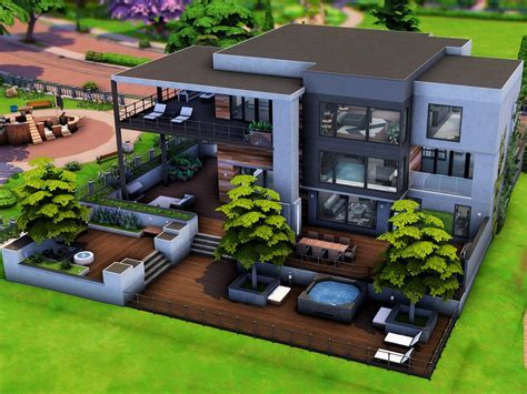 The sims 4 home ideas. Looking up housing designs can assist in you coming up with ideas for your own designs in-game. Here is a list of the top 15 house designs that do look amazing in the Sims 4. Hopefully, they give you ideas like they have been giving me. 15. Generations Modern Farmhouse by Doctor Ashley. 
