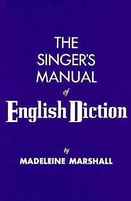 The singer s manual of english diction. - Citroen xsara 2001 service manual download.